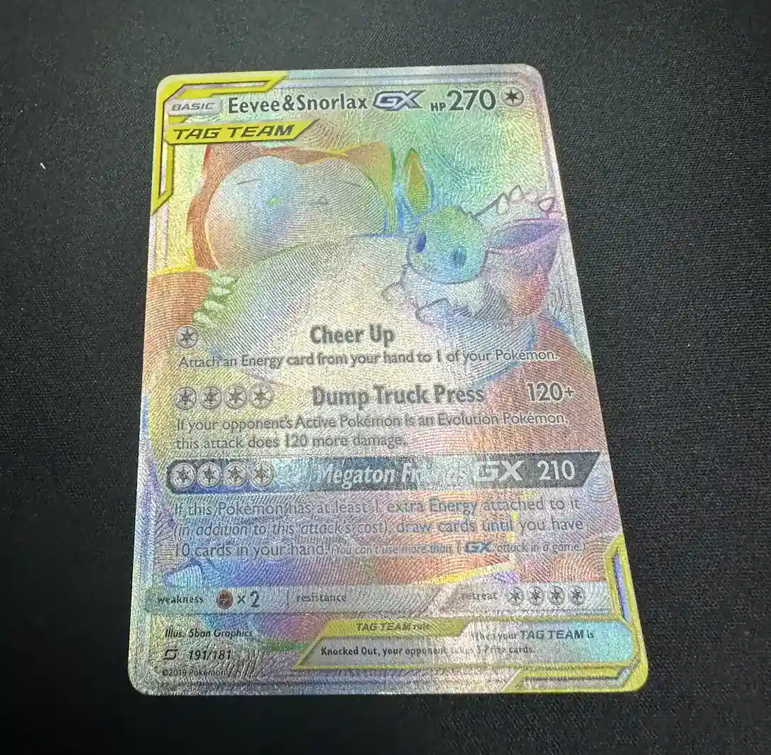 Snorlax card after restoration